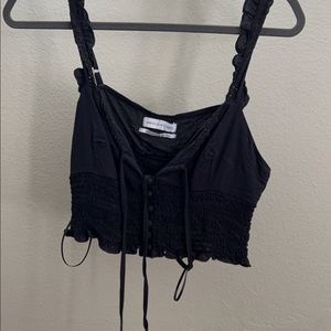 black urban outfitter crop top